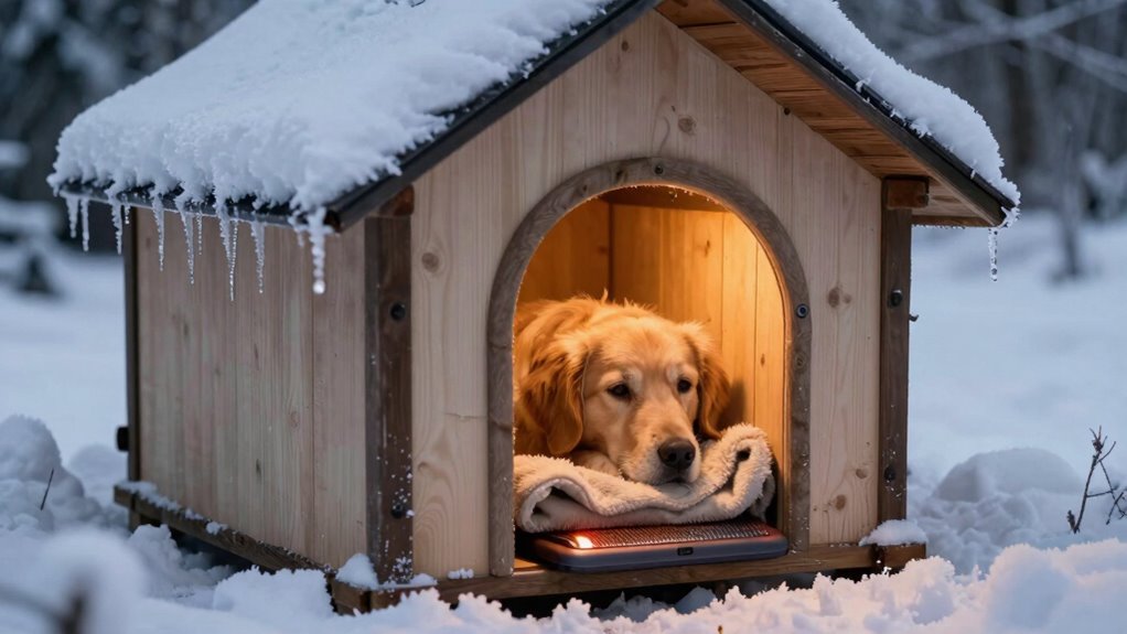 heated dog house temperature guidelines