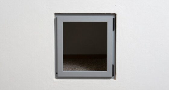 hidden wall pet entry