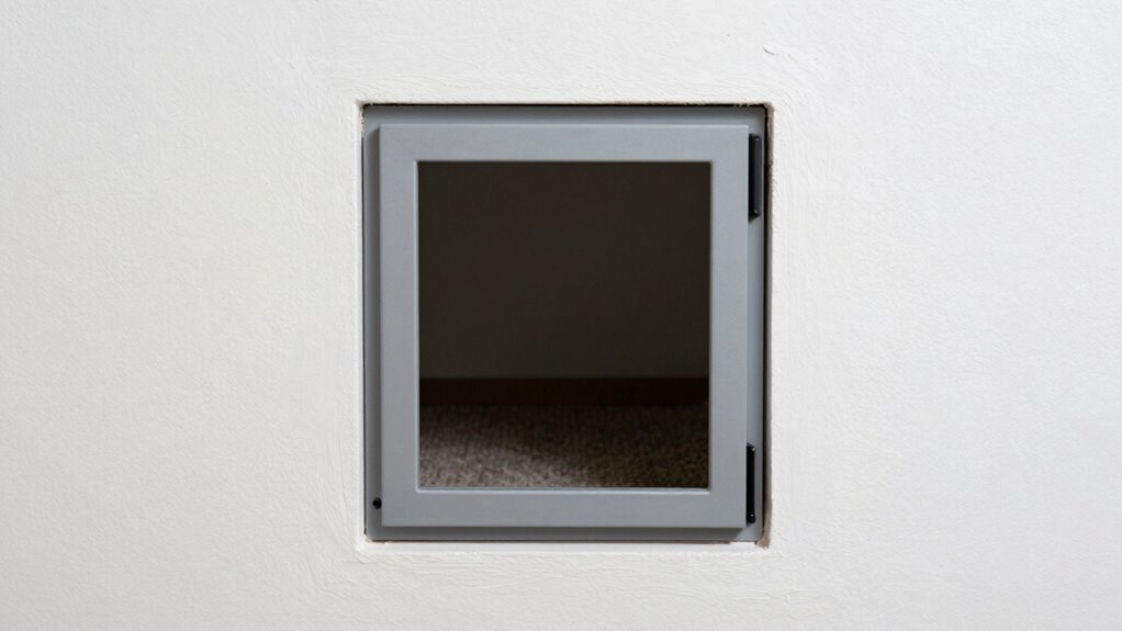 hidden wall pet entry