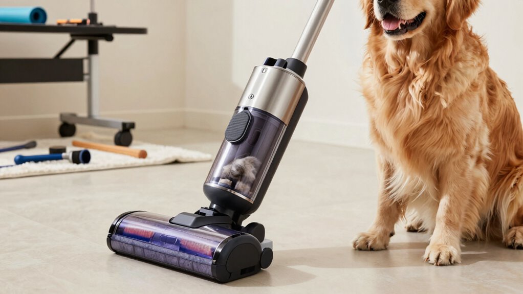 long hair dog grooming vacuum