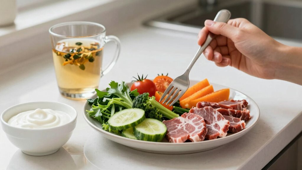 mindful eating to prevent bloat