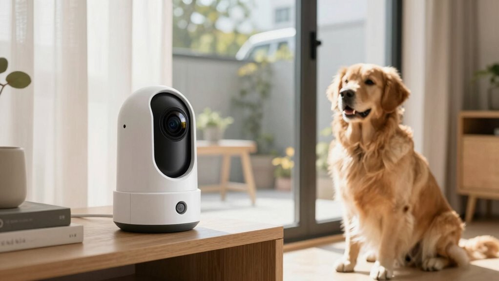 optimal pet camera positioning