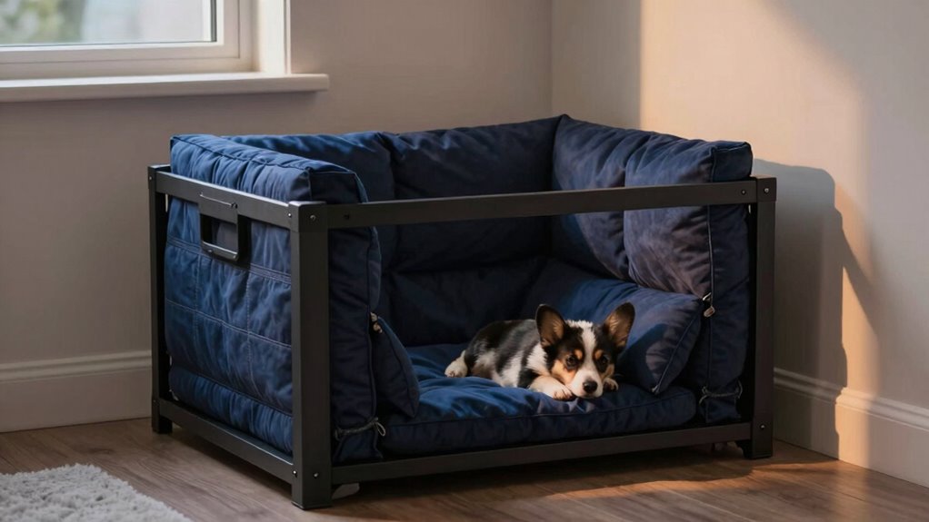 overnight crate reduces late night whining