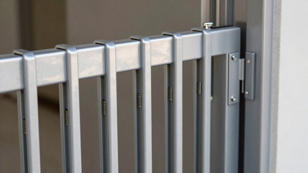 retractable gate pinch point hazards