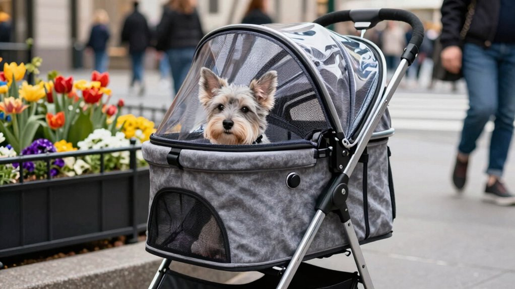safe innovative pet stroller