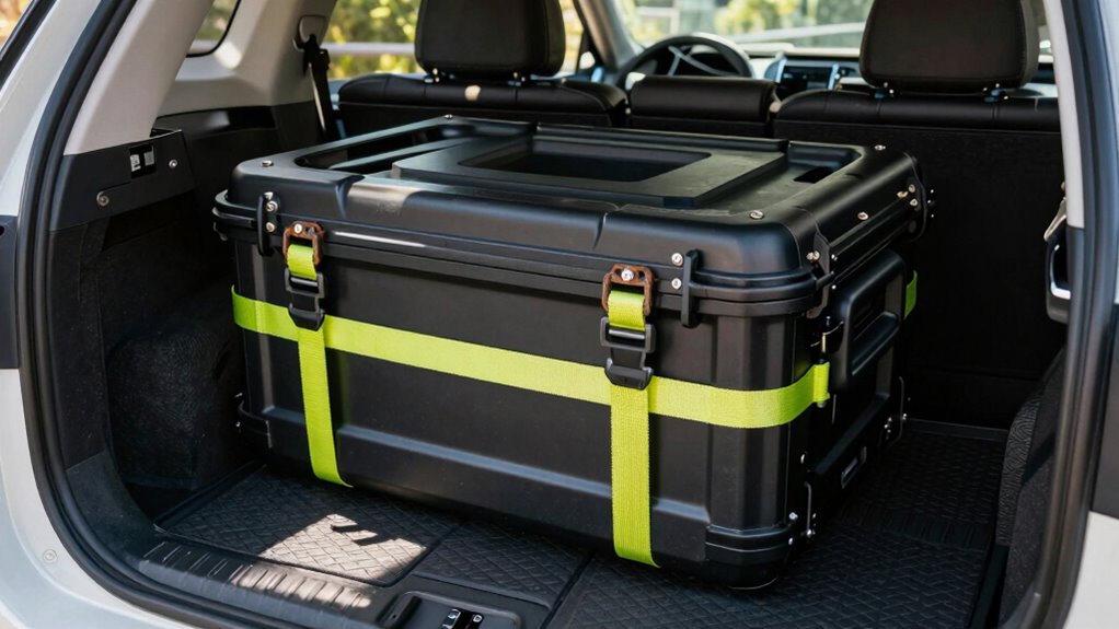 secure cargo with tie downs