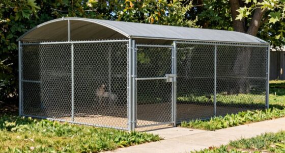 secure outdoor kennel barriers