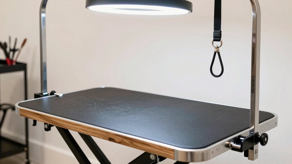 secure stable grooming surfaces
