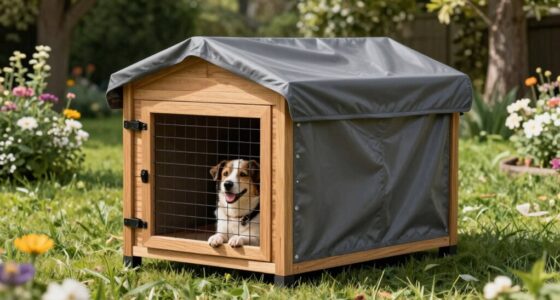 top covered dog kennels