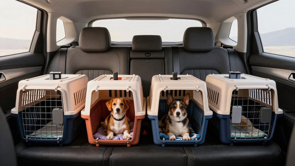 top dog car travel crates