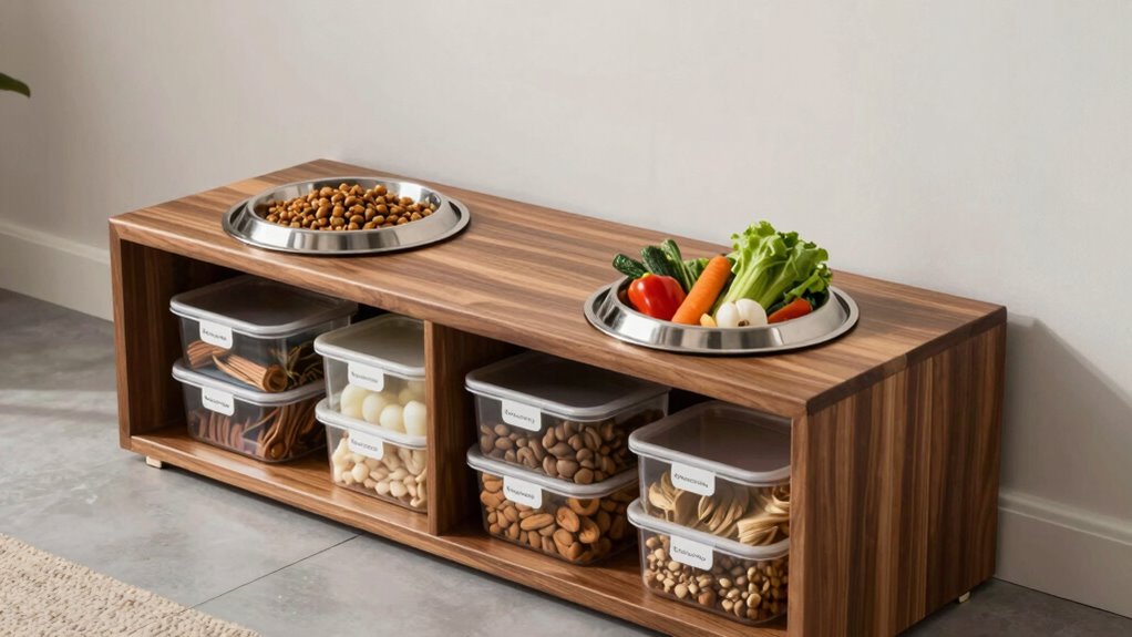 top dog feeding station storage