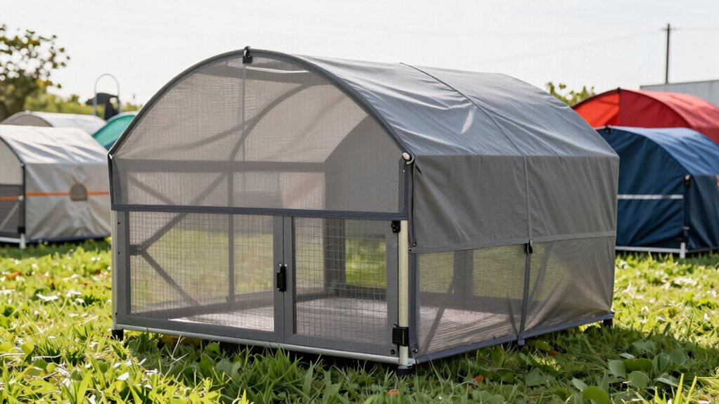 top dog kennel shade covers