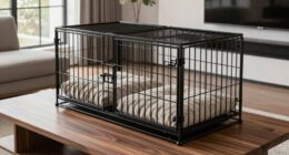 top double dog crate furniture