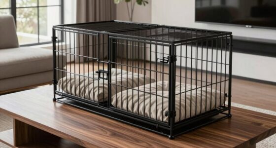 top double dog crate furniture