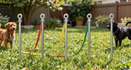 top heavy duty dog stakes