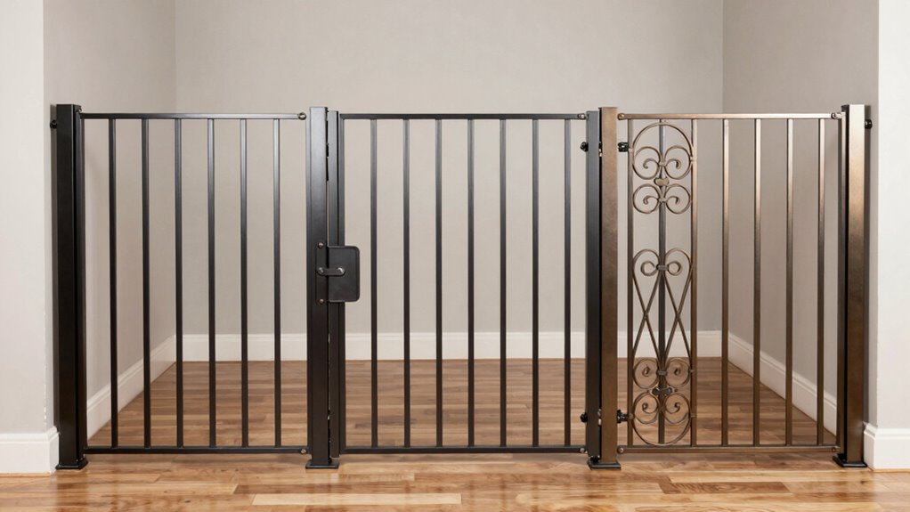 top heavy metal dog gates