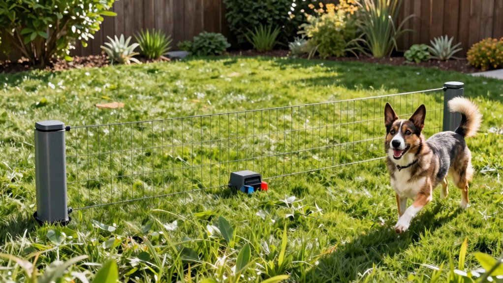 top in ground dog fences