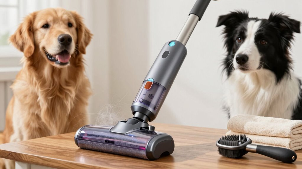 top long hair dog grooming vacuums