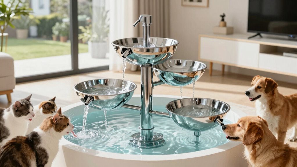 top multi pet water fountains