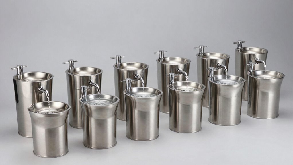 top stainless steel dog fountains