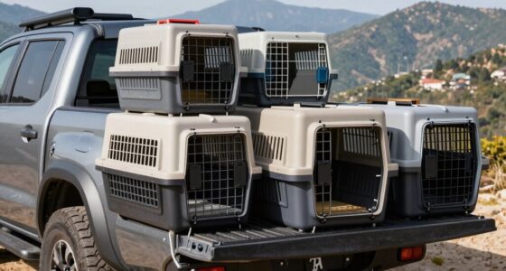 top truck bed dog crates