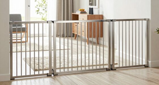 top wide freestanding gates