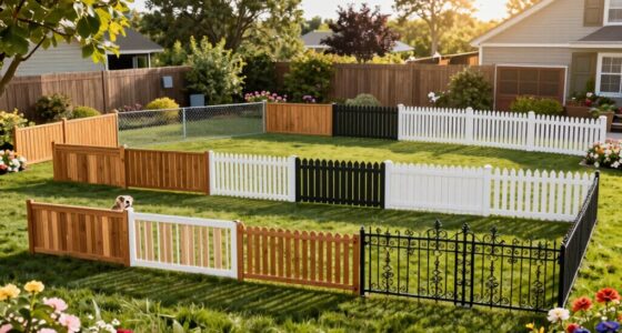 top yard fence panel options