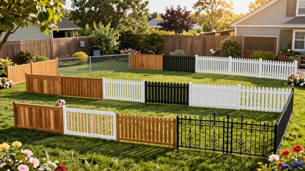 top yard fence panel options