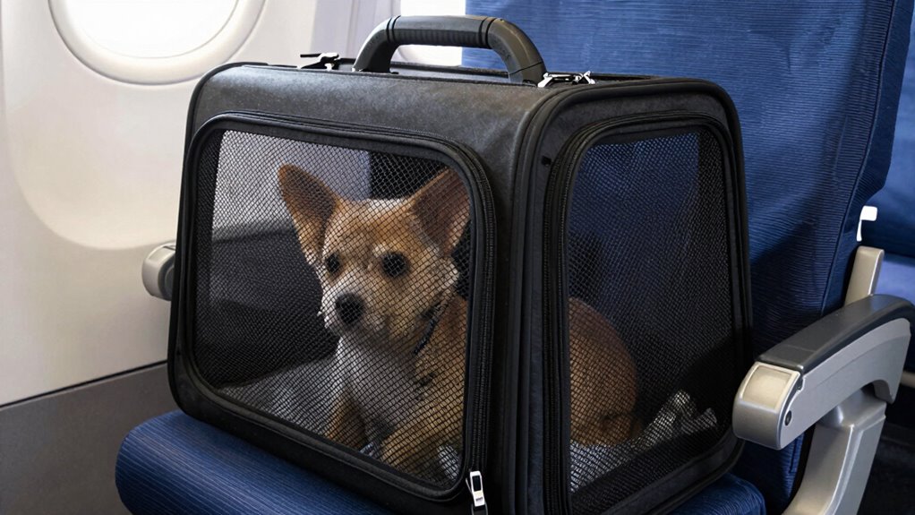 under seat pet carrier regulations