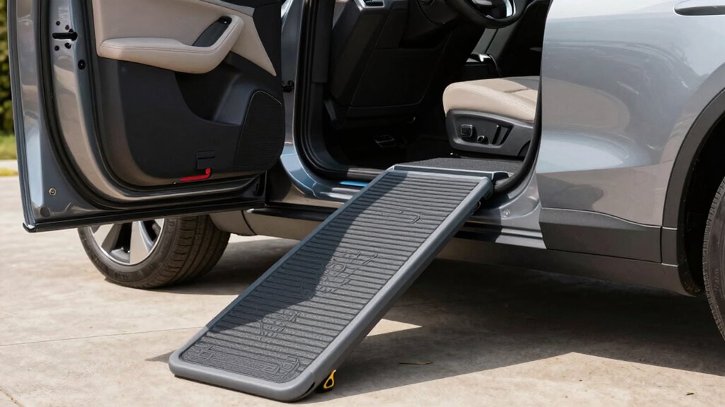 dog ramp safety features