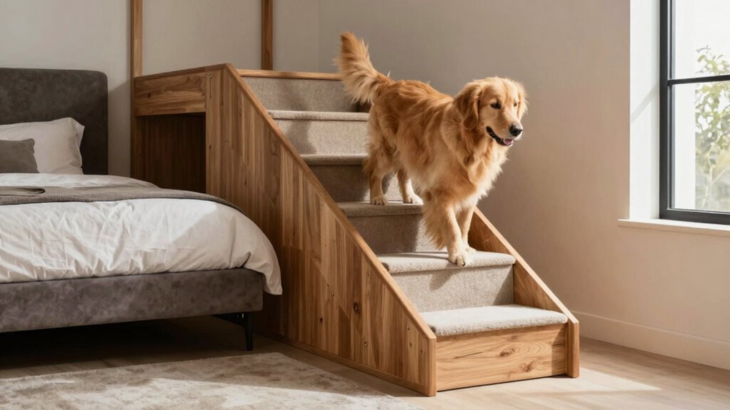 dog stairs size and safety