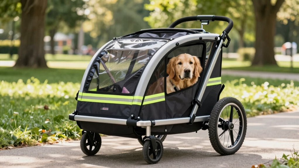 dog trailer stroller considerations