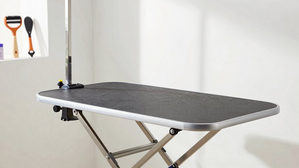 key grooming table features
