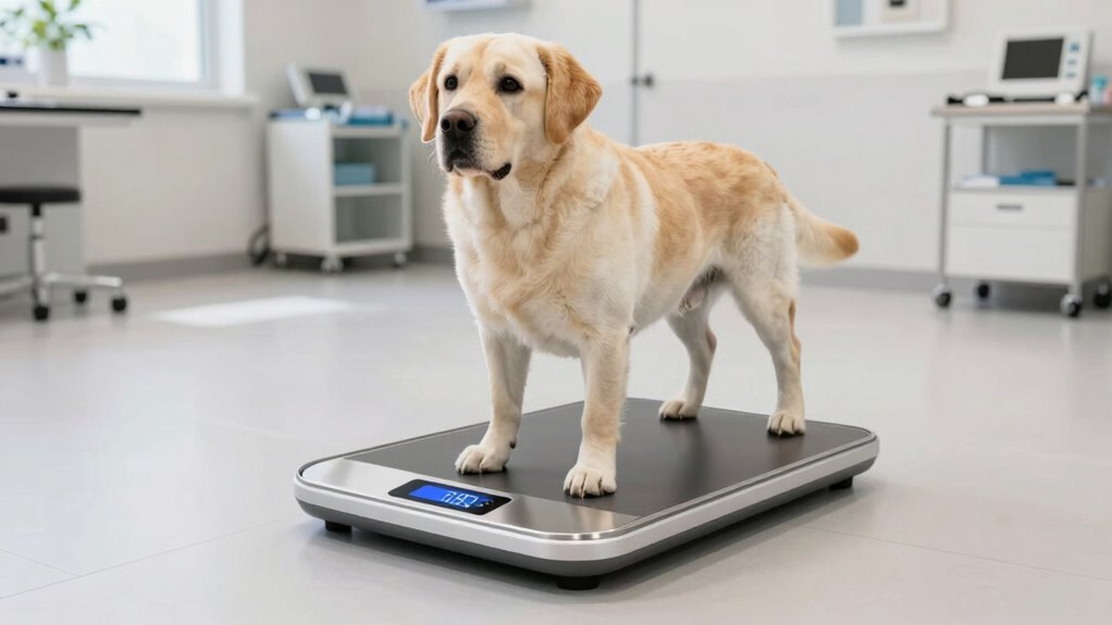 large dog weighing considerations