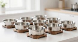 top adjustable dog bowl stands