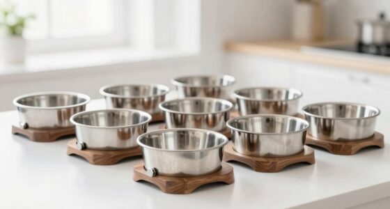top adjustable dog bowl stands