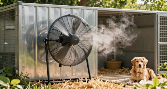 top dog kennel cooling fans