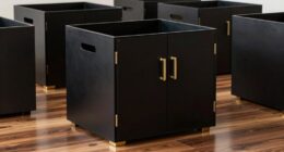 top double door furniture crates