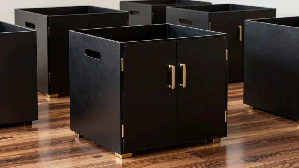 top double door furniture crates