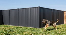 top no dig dog fence panels