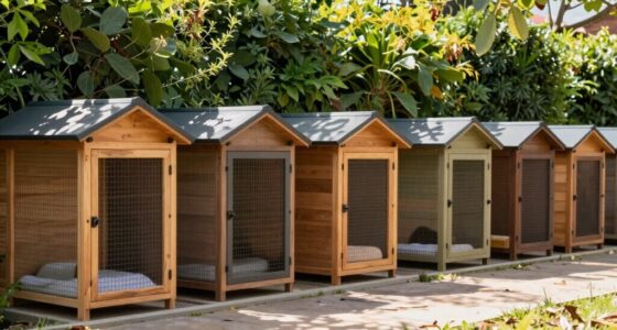 top shade roof outdoor kennels