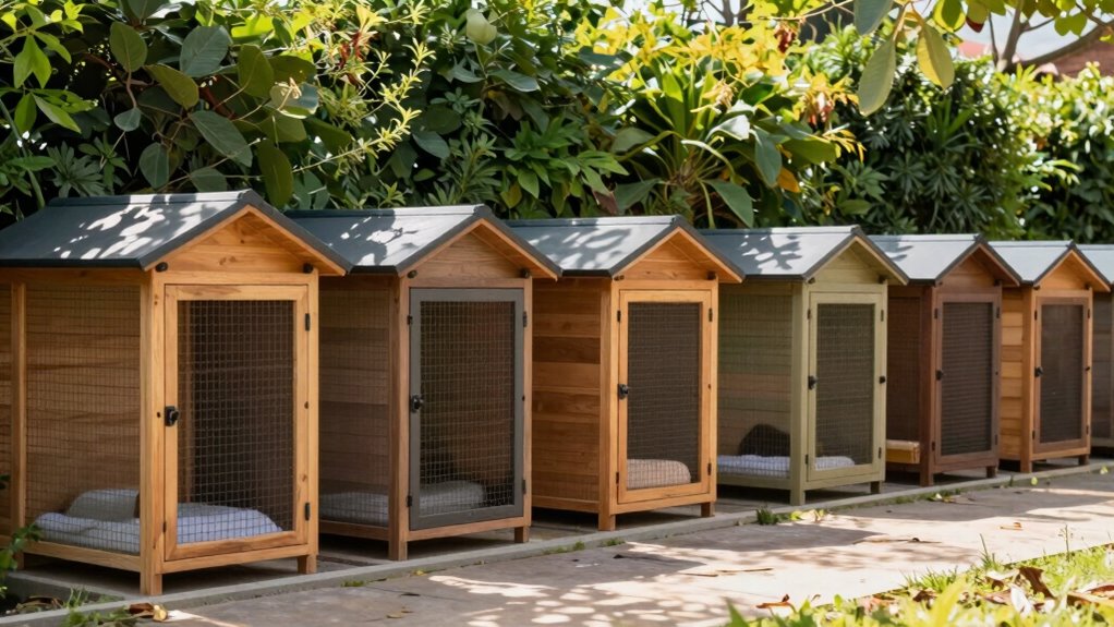 top shade roof outdoor kennels
