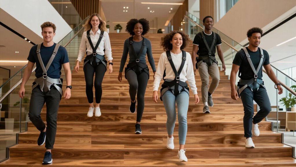 balanced stair safety awareness
