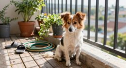 balcony dogs require oversight