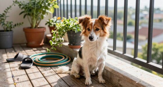 balcony dogs require oversight