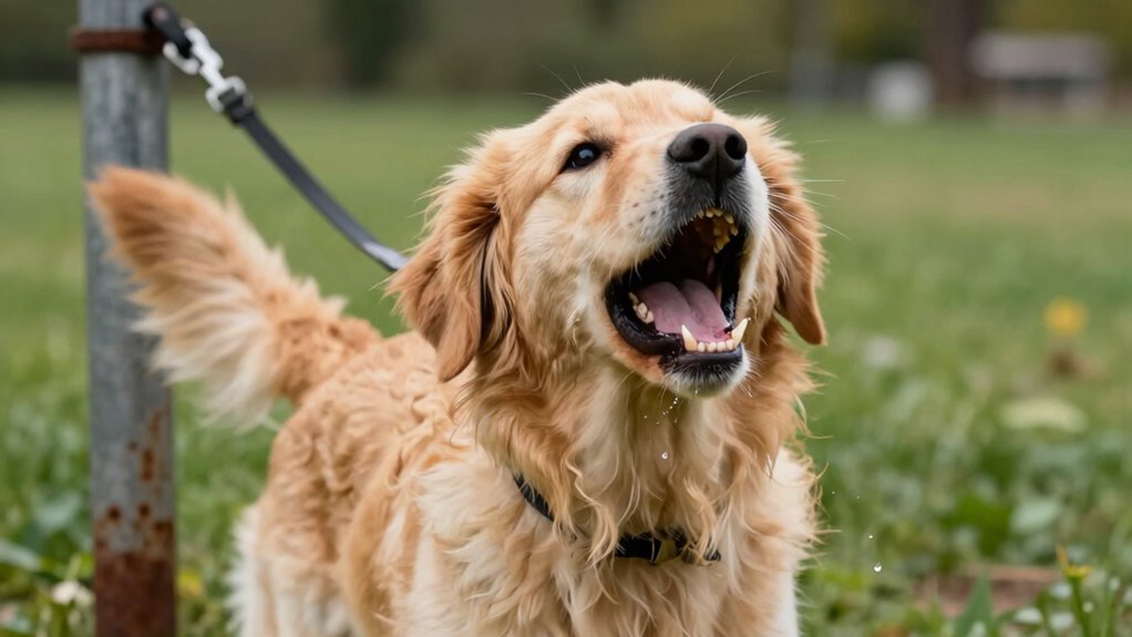 barking intensity differs indoors
