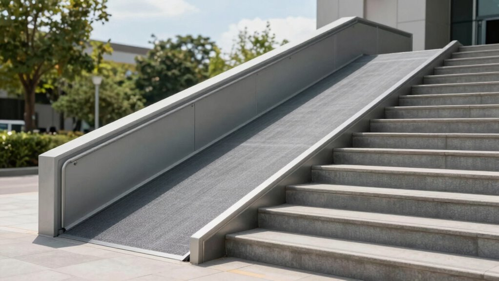 choosing between ramp and stairs
