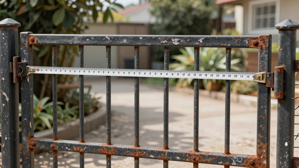 determine gate width requirements