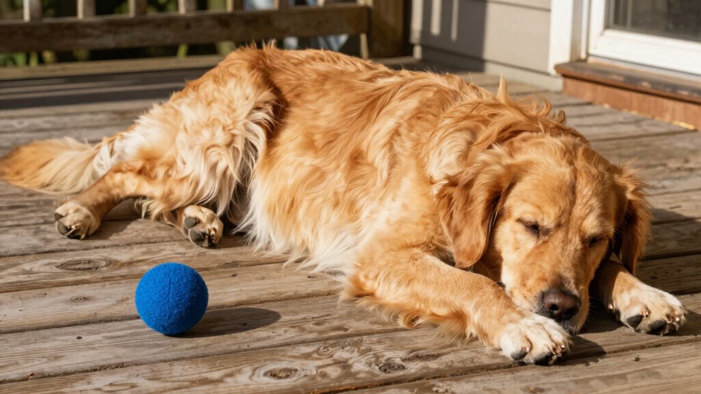 dog sleep muscle recovery
