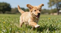excited puppy energy surges